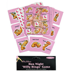 Hen Night Willy Bingo Game