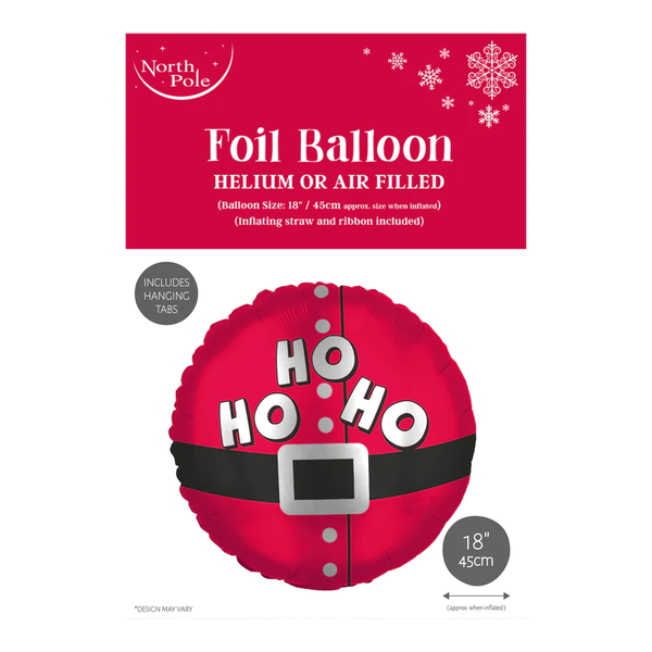 Santa Hoho Foil Balloon (18")