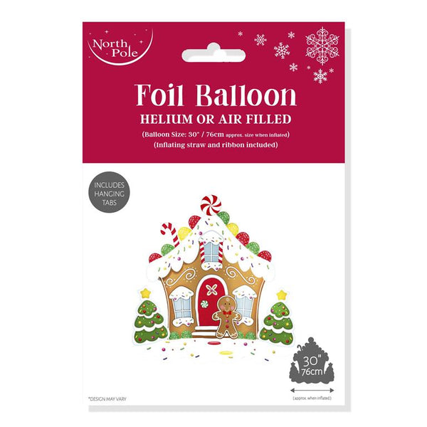 Santa's Grotto Foil Balloon (71cm x 71cm)