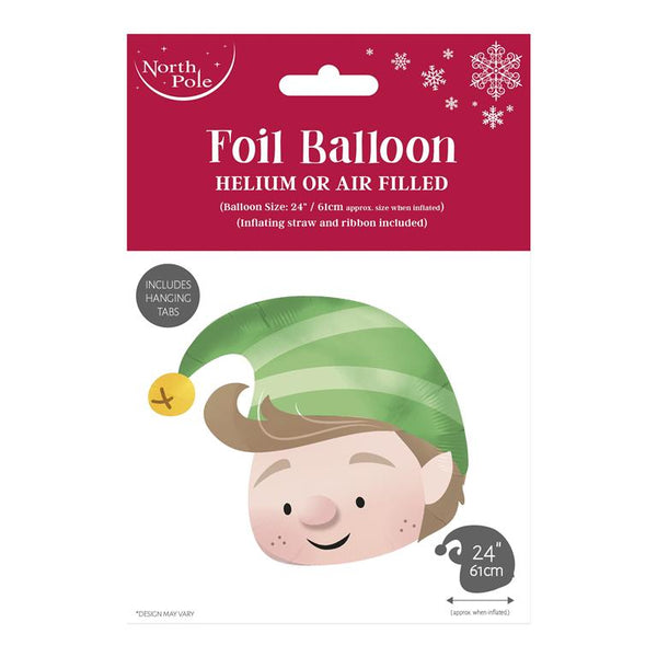 Elf Head Foil Balloon