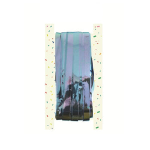 Baby Blue Foil Door Curtain (92x244cm)