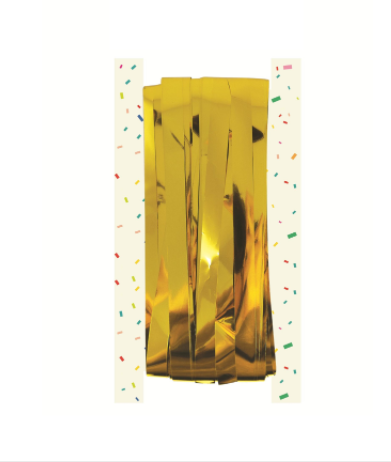CURTAIN DOOR FOIL GOLD (92 x 244cm)