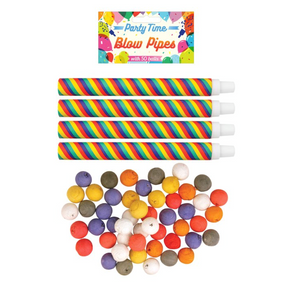 Blow Pipes with 50 Balls Party Game