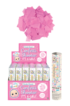 It's a Girl! Paper Confetti Shooter (20cm)