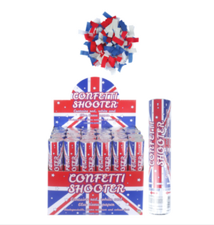 UNION JACK PAPER CONFETTI SHOOTER (20CM)