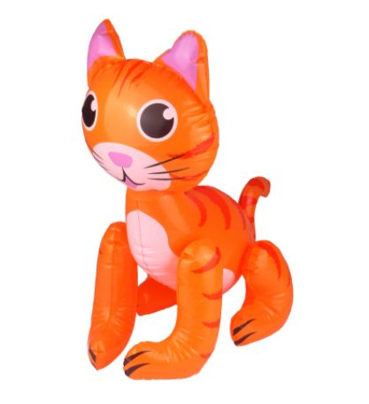 Inflatable Ginger Cat (53cm)