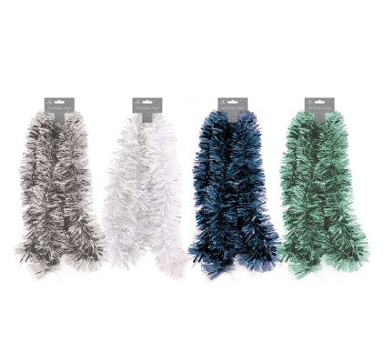 Tinsel XMAS Chunky Forest in 4 Assorted Colours - (2m)