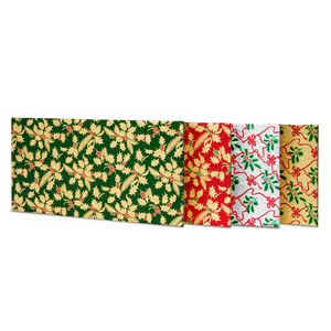 Unwrapped Holly Print Yule Log Boards Assortment Large (10")
