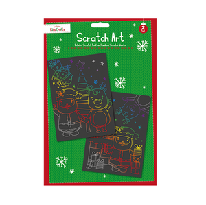 Xmas Scratch Art