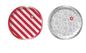 Foiled Paper Plates (10 Pack)