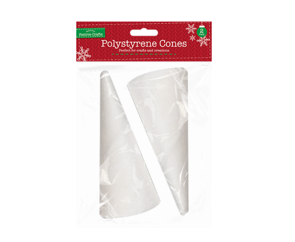 Polystyrene Cones (2 Pack)
