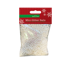 Glitter Polystyrene Balls