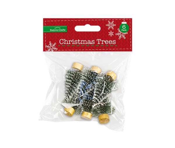 Mini Christmas Trees (6 Pack)