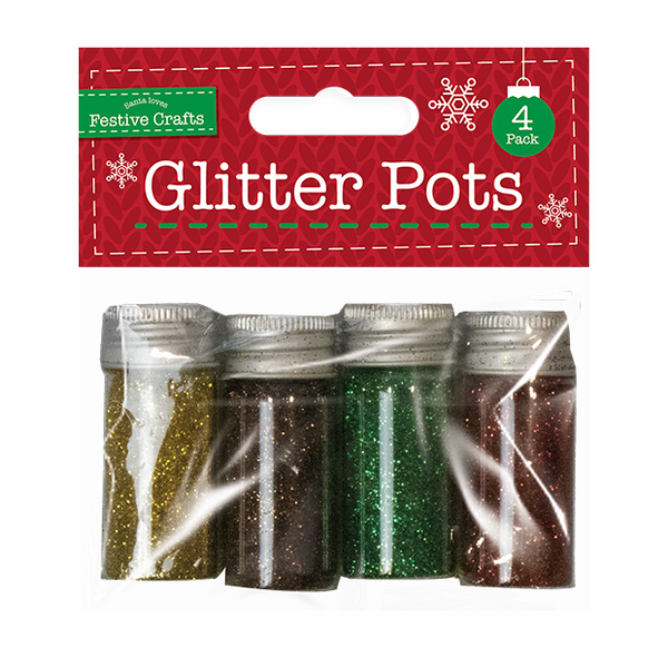Glitter Pots (4 Pack)