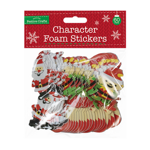 Xmas Figures Foam Stickers (60 Pack)