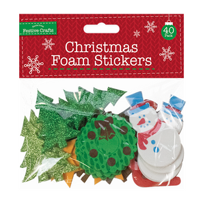 Christmas Foam Stickers (40 Pack)