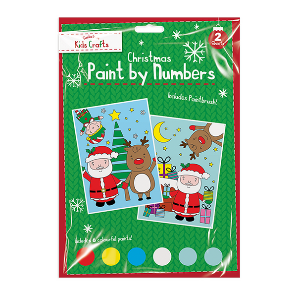 Xmas Paint By Numbers (2 Pack)