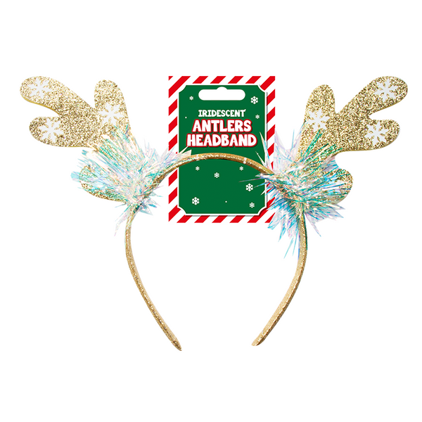 Iridescent Antlers Headband