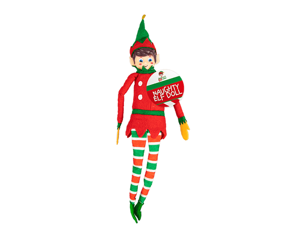Naughty Elf Doll - (12")
