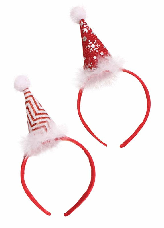 Plush XMAS Christmas Hat Headband