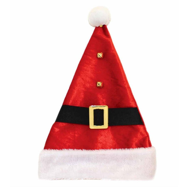 Plush XMAS Santa Belt & Bells Hat