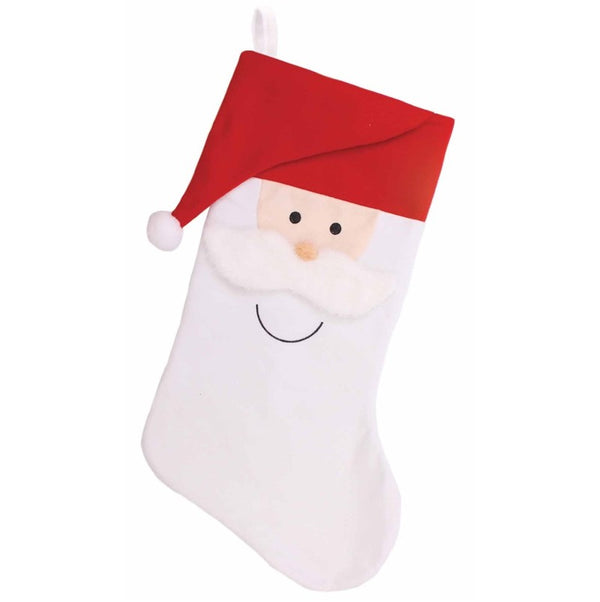 Plush XMAS Super Jumbo Santa Head Stocking