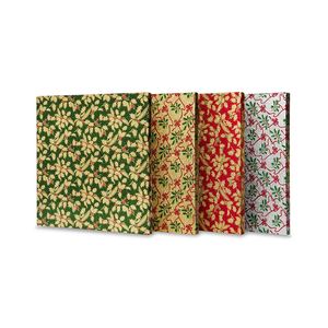 Unwrapped Holly Print Square Drums Assortment (10")