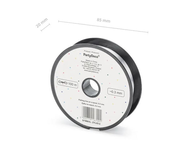 Fishing line on a spool - 0.3mm (100 lm)