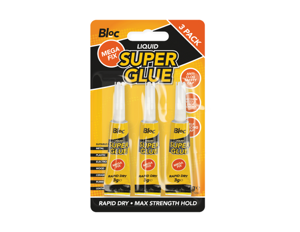 Super Glue 3g - (3 Pack)