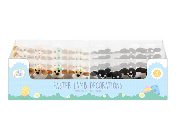 Easter Lamb Decorations - (4 Pack)