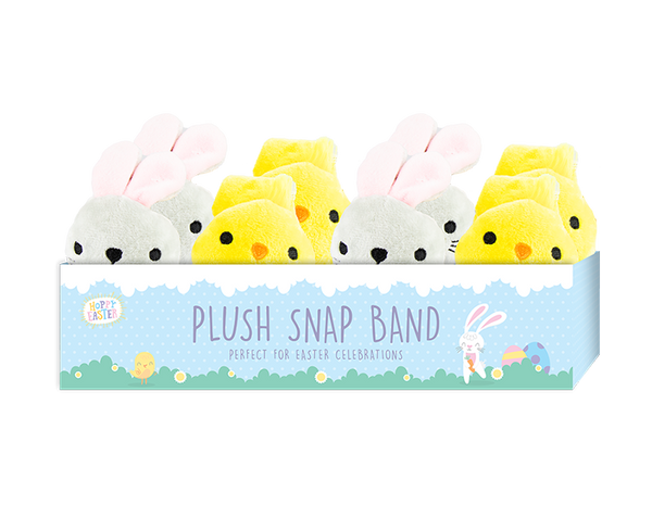 Easter Plush Snap Band