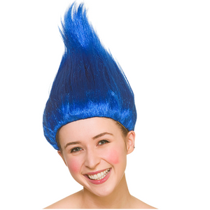 Troll Wig- Blue
