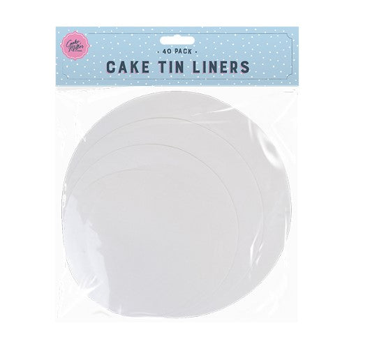 Cake Tin Liners (40 Pack)