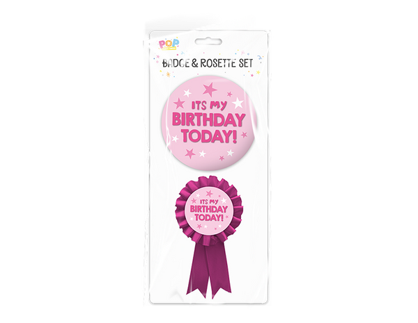 Birthday Party Badge Set - (2 Pack)