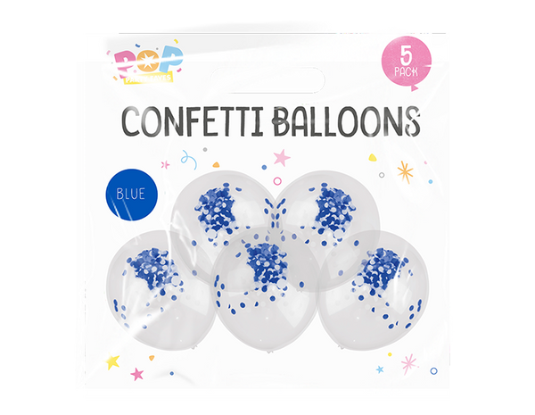 Confetti Balloons - (5 Pack)