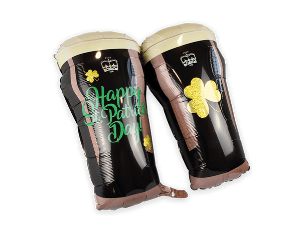 St. Patrick's Day Beer Glasses Balloon - (28")