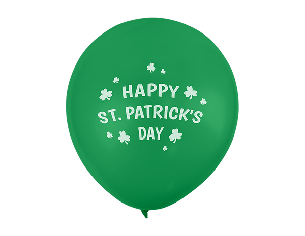 St. Patrick's Day Printed Balloons 9" - (12 Pack)