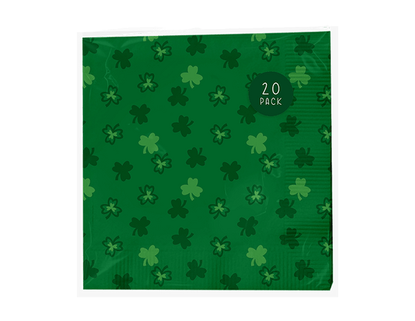 St. Patrick's Day Paper Napkins (20 Pack)