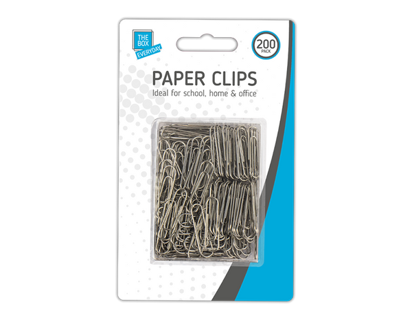 Paper Clips - (200 Pack)