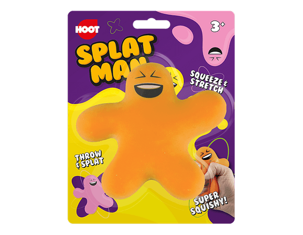 Splat Man in 4 Assorted Colours