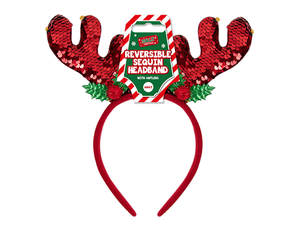 Reversible Sequin Antlers