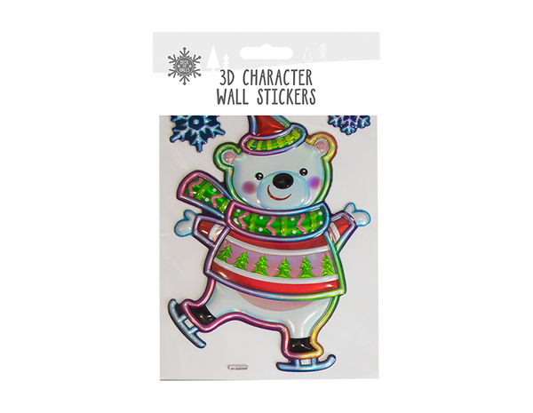 Xmas 3D Holographic Figure Stickers