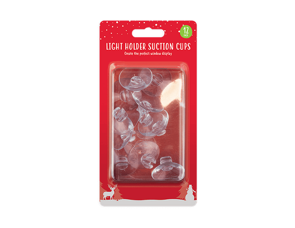 Light Holder Suction Cups (3.5cm) - (12 Pack)