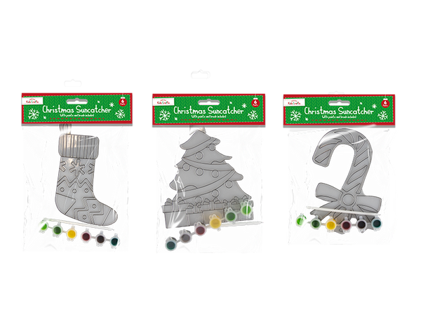 Christmas Suncatcher with Paint