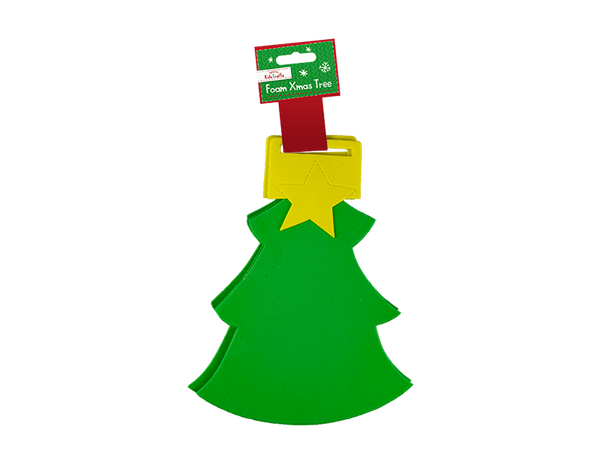 Christmas Foam Shapes in 6 Assorted Designs 22x17cm -  (4 Pack)