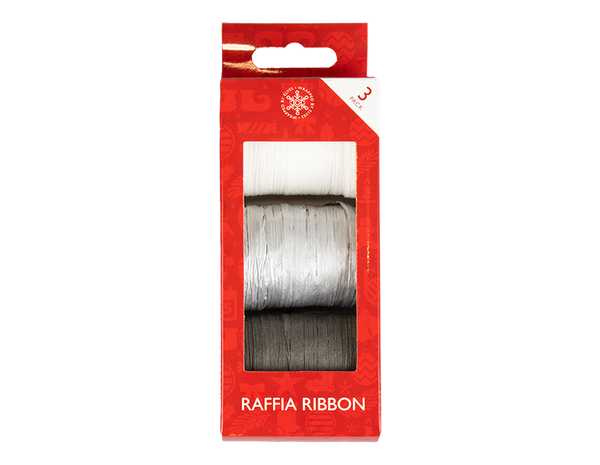 Raffia Ribbons - (3 Pack)
